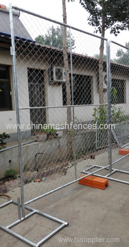 6ft chain link netting type galvanized temporary fence construction panels