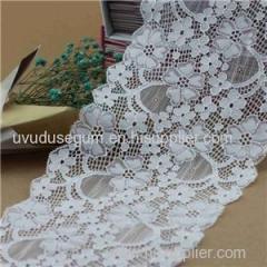 17Cm Floral Design Galloon Lace Wide Stretch Lace (J0046)