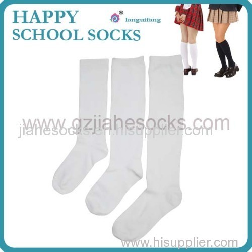 Cotton Student Stockings Custom Knee High School Socks