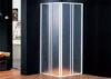 Acrylic Double Sliding Door Shower Enclosure Aluminium Handle 190cm Height