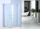Frost Glass Bathroom Shower Enclosures Square Shower Cabins With Chrome Profile