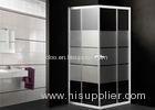 Toughened Glass Corner Shower Enclosure Small Bathroom Stripes Pattern 0.092CBM