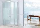 Sliding Door Shower Enclosure 1200 X 800 White Framed With Chrome Profile