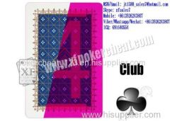 XF JDL Plastic Playing Marked Poker Cards Marked With Invisible Markings For UV Contact Lenses And With Invisible Bar-