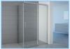 Customized Stainless Steel Shower Stall Sliding Glass Doors Fully Enclose Frame Finished