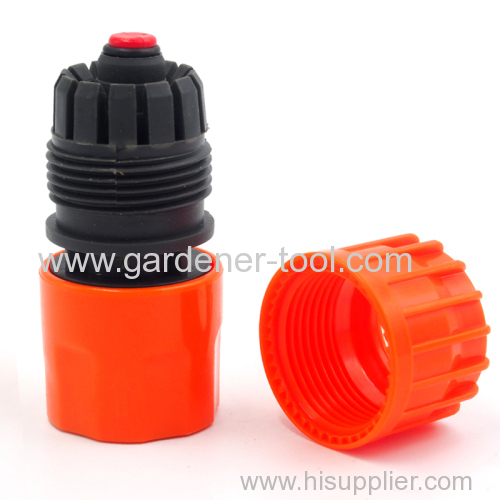 Plastic 1/2 inch to 5/8 inch waterstop quick connector