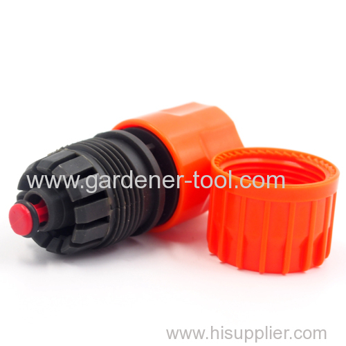 Plastic 5/8 &3/4  Hose-Female fast connector With waterstop