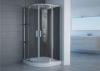 Semi Frameless Free Standing Glass Shower Enclosures With Shower Tray Pivot Opening