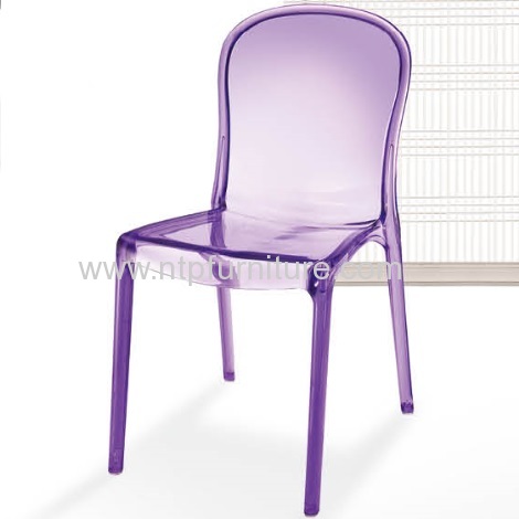 clear plastic Kartell Thalya chair dining furniture