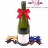 Wine Ribbon Bow For Bottle Decoration