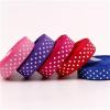 POLKA DOT PRINTED GORSGRAIN RIBBON