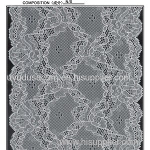 17cm Galloon Lace Dubai Nylon Stretch Lace Ribbon for Apperals and Underwear