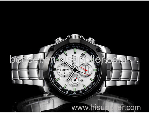 Wholesale Sporty Stopwatch Imported Quartz Watch