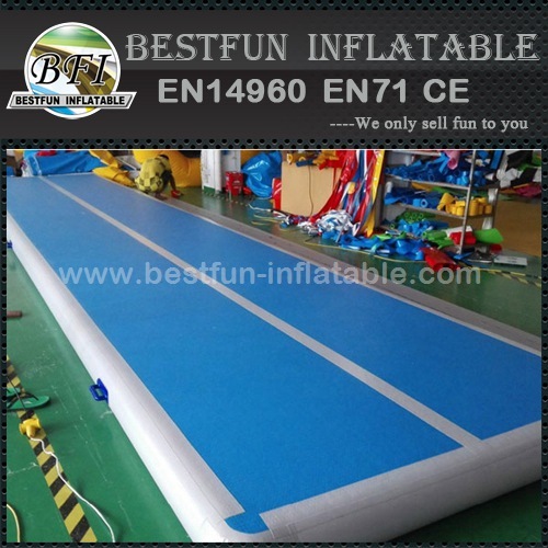 5m blue surface inflatable gym tumbling mats air floor