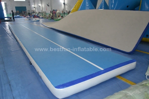 Double Wall Fabric Inflatable Air Track Mat For Gymnastics