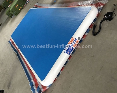 Inflatable gymnastic jumping safety mats