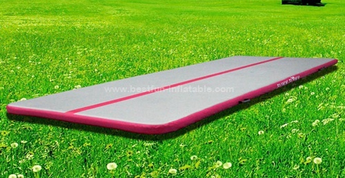Inflatable water floating Yoga mat in water