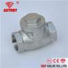 API Stainless Steel Threaded Ends 200WOG Swing Check Valve 1/2~2'' NPT/BSP/BSPT/DIN259