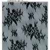 Black Swiss Voile Lace Fabric