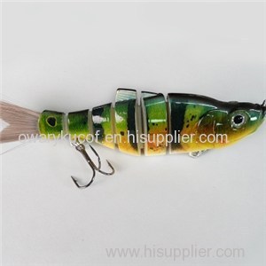 Six Section 7 Inch Hair Tail Herring Lure