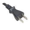 Black Two Pin Home Appliance Power Cord 7A 125V PSE JIS C 8303 VCTF