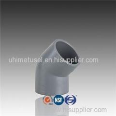SCH 80 CPVC 45 Deg Elbow Pipe Fitting For Water Supply