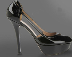 High heel ladies peep toe dress shoes