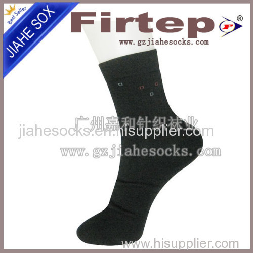 Cotton Black Men Business Socks Customized Guangzhou Socks Factory