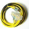 SJTW 12 Gauge Lighted Extension Cord Plug 15A With Continuous Ground Monitoring