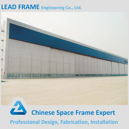 CE certification prefabricated light steel arch hangar