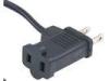 UL Listed America NEMA Power Cord 1-15P+1-15R piggy back 2 Prong plug