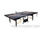 V-SIX Indoor Table Tennis Table Style Leg Double Folding With Post 65 KGS