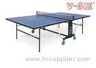 Foldable Outdoor Table Tennis Table Double Folding Easy Install For Recreation