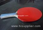Poplar Plywood Table Tennis Rackets Reverse Rubber No Sponge For Beginner