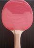 Concave Handle Personalized Ping Pong Paddle Red Color For Table Tennis