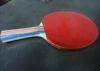 Poplar Table Tennis Rackets with Colour Handle and Orange Sponge for fun player