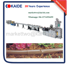 2 Layers Drip Irrigation Pipe Machine to produce brown color irrigation pipe for garden