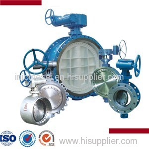 Double Flange Triple Eccentric Butterfly Valve