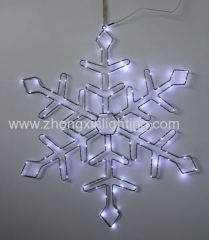 Christmas Decorative SMD snowflake wire form Wall Light