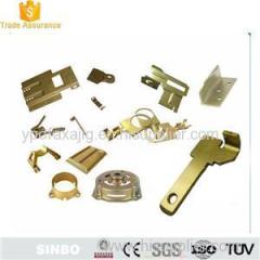 Custom Brass sheet metal stamping component fabrication parts