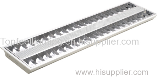 T5 Fluorescent Tube Grille Light with Decorative Panel Grid Lamp