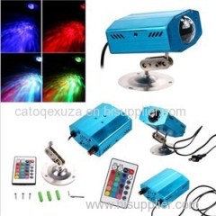 RGB LED Water Ripples Light Stage Lamp Projector With Remote Controller