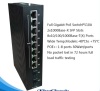 10 ports PoE gigabit industrial ethernet networking switch with 2 SFP slots