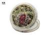Multi - Fuction Retro Small Compact Mirror Antique Color 105g Weight