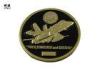 Plane Design Custom Challenge Coins With Black Soft Enamel Fill