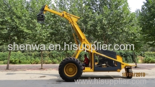 three wheels logger with lower price and swing grapple