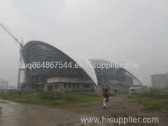 Long Span Strong Windproof Steel Frame Building Prefabricated Stadium