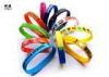 Variety Color Silicone Custom Wrist Bracelets Rubber Message Bracelets OEM