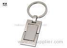 Rocking Style Square Metal Key Ring Personalized With 32mm Flat Chain