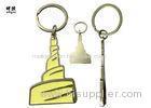 Promotional Item Colored Metal Key Ring Building Design 28g Weight